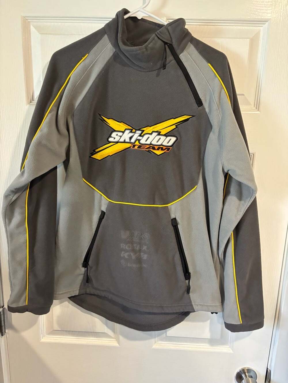 Ski-Doo Men's Team Fleece Pullover Sweatshirt BRP 1/4 Zip Sweater Size Small